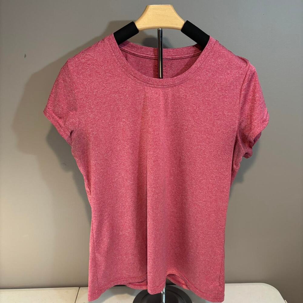 Champion Pink Short Sleeve T-Shirt (Large)